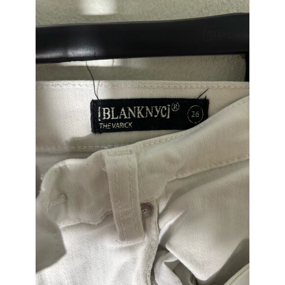 Blank NYC The Varick White Denim Sz 26 - Picture 2 of 3